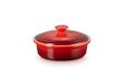 Le Creuset of America Bakvorm voor camembert, steengoed, 591 ml, kersenrood