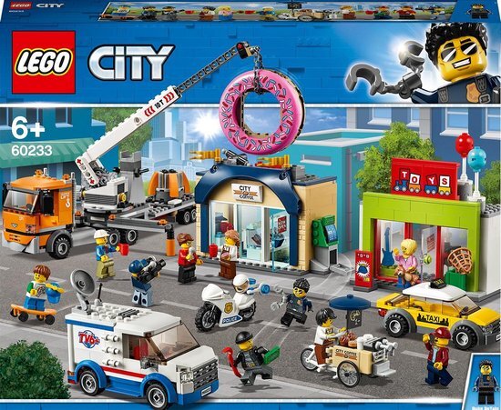 lego City Opening Donutwinkel - 60233 Laat je kind zien hoe leuk het is om in een stad te wonen met deze geweldige speelset!