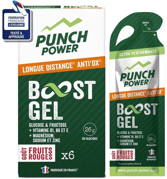 Punch Power Energie gel Fruits Rouges (x6)