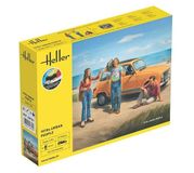 Heller Modelbouwpakket Diorama - 58757 Jaren 70 Stadsmensen - voor Diorama - 3 Figuren - Starter Kit Plastic - 1:24