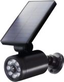 Maclean - Dummy Camera - SOL1801S Knipperende - LED-bewegingssensor op zonne-energie - Zwart