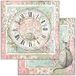 STAMPERIA INTERNATIONAL, KFT SBB753 Scrapbooking papier dubbelzijdig horloge en kat, 31,5 cm x 30,5 cm