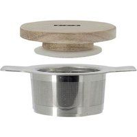 Ogo Living Intrekbare thee-infuser Luke Zilver