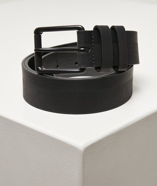 Urban Classics Immitatieleren basic riem Unisex Riem - zwart - S-M