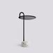 HAY Bowler table d'appoint ronde noir acier 36 x 70,5 cm