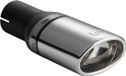 Ulter Sport Uitlaatsierstuk - Ovaal 95x65mm Schuin - Lengte 200mm - Montage ->50mm - RVS