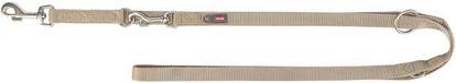 Trixie Premium Verstelbare Hondenriem Zand/Taupe 200x2 cm