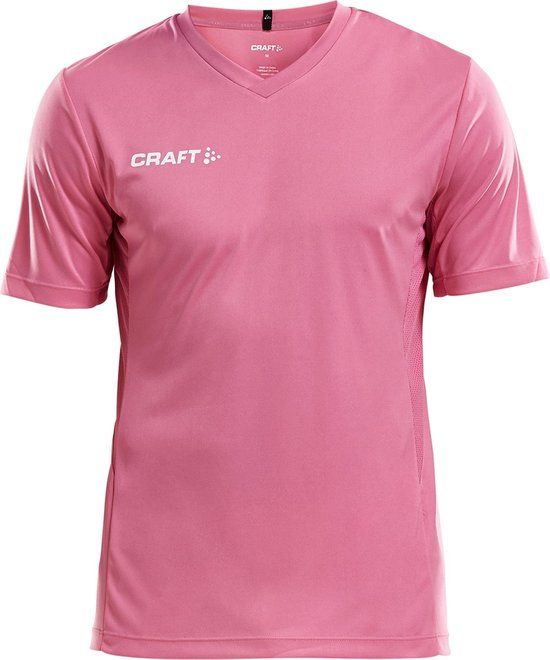 Craft Squad Jersey Solid - Maat M - Roze - Wit - Heren