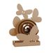 Kunst Arts and professionele houder voor muggenspiraal met vlinders, wit