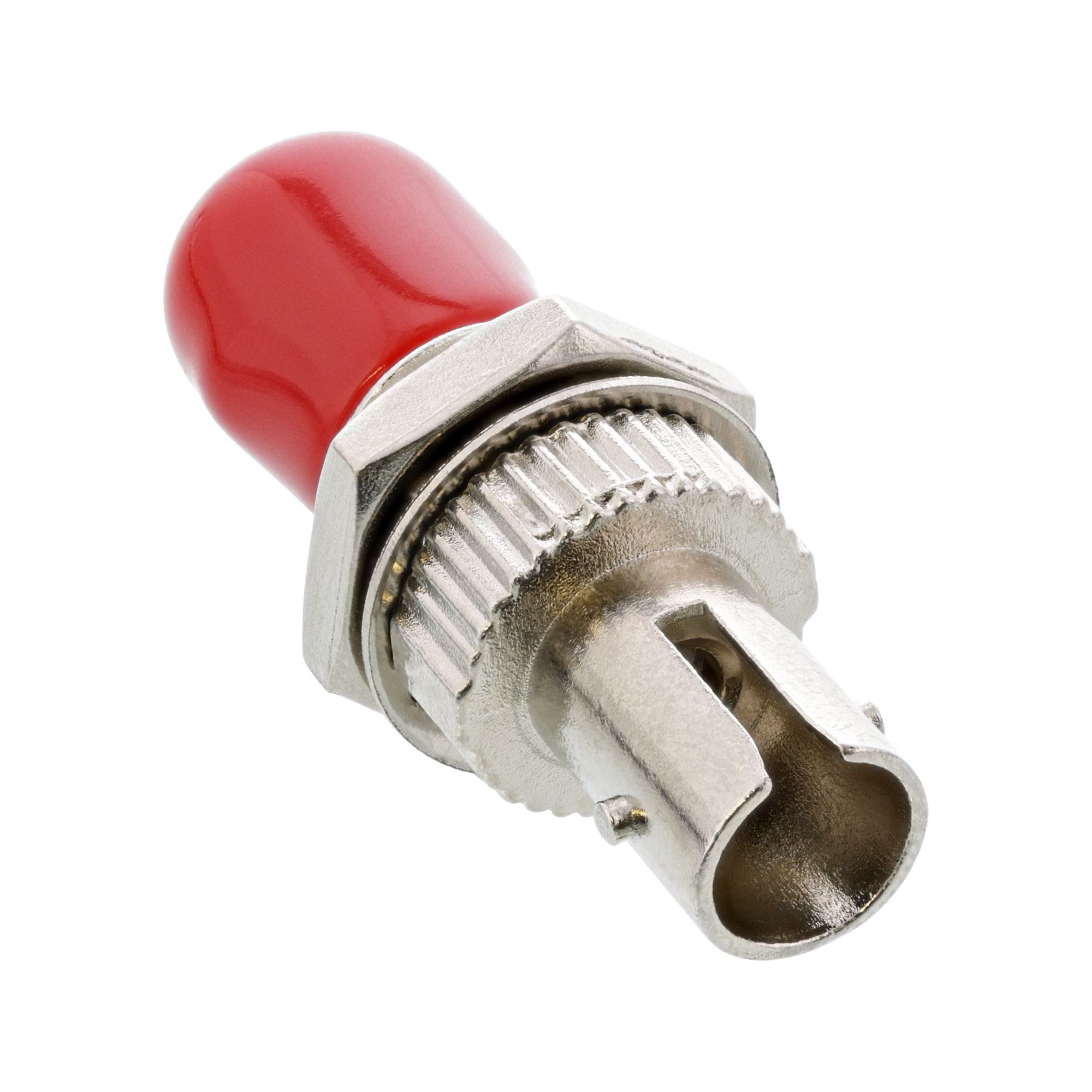 Inline Simplex ST/ST Multimode Fiber Optic Cable - Metal Housing - 89990B