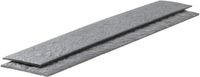 Wovar Borderrand Ecolat Recht Grijs Kunststof 14 cm x 1.2 meter | Per 4 stuks