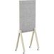 SpeaKa Professional Tableau blanc, Panneau d'affichage en feutre, Étagère SP-SMW-003 (l x h) 907 mm x 1074 mm Bois (clair)