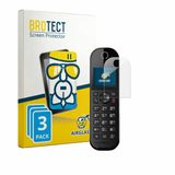 BROTECT Screenprotector 3 Stuks voor Panasonic KX-TGC420 Beschermglas transparant