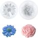 Ibenzoa® Moules créatives en silicone en forme de fleur pour bougies et savons - Lot de 2 roses pivoines et marguerites 3D