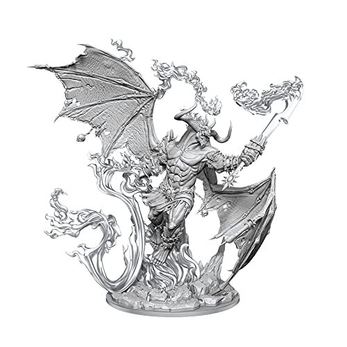 WizKids D&D Frameworks: Balor Miniatuur - Ongeverfd Ongeassembleerd Aanpasbaar Miniatuur. Kerkers & Draken