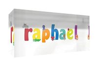 Little Helper LHV-RAPHAEL-521BLK-15FR decoratief herinneringsstuk van acryl, transparant, gepolijst als diamant, illustratiefstijl, kleurrijk, met jeugdnaam, jongens, Raphaël, 5 x 21 x 2 cm, groot