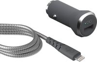 Bigben Connected FPCACMFIN1.2MG oplader voor mobiele apparatuur Universeel Grijs Sigarettenaansteker Snel opladen Auto