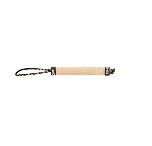 DINGO GEAR Roller met 1 Handvat Versterkte Hond Tug voor Bijten Training en Plezier 25 x 3 cm, Jute