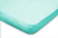 Elegance Topper Fitted Sheet Jersey Cotton Stretch - Aqua - 140x210/220