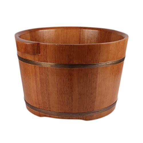 XXF-Shop Voetbad, Wooden Foot Bath Barrel, glad en delicaat Pedicure Vaten Pedicure Bowl Spa Massage for het weken Voeten Massager Foot Tub