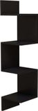 Homemaniac Wandschap Violet 30x30x127.2 cm Zwart