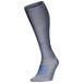 STOX Energy Socks Merino Travel Sokken Dames - Compressiekousen Vliegtuig - Grijs / Blauw - Merino Wol Compressie Sokken - Vliegtuigsokken - Reissokken - Naadloos - Steunkousen - Maat: 38-40