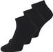 JACK & JONES JACBASIC BAMBOO SHORT SOCK 3 PACK NOOS Heren Sokken Zwart