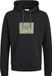 JACK&JONES JJRAIN SWEAT HOOD Sweat à capuche Homme Noir Taille S