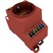 WAGO Contactdoos voor schakelkast 709-583 Rood
