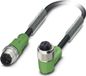 Phoenix Contact 1681570 Sensor/actuator connector, geassembleerd M12 Aantal polen (sensoren): 3 Stekker, recht, Bus, haaks 3.00 m 1 stuk(s)