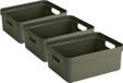 Sunware Opbergbox Sigma - 6 stuks - donkergroen - 24 liter