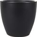 Ter Steege Bloempot - Zwart - Glans - 24 x 22 cm