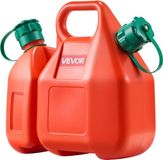VEVOR Brandstofbus, 6l Brandstoftank Met Schenktuit en 1,9l Extra Oliereservoir, Max. Debiet 5,5l/Min, Vloeistofcontainer voor De Meeste Auto'S, Motoren, Atv'S en Utv'S