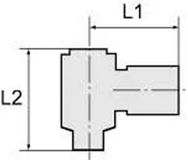 Riegler L-steekschroefkoppeling Blauwe Serie AG G 1/2″ SW 24 mm m. O-ring draaib.cyl. 8 mm