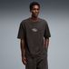 PUMA Graphic uniseks T-shirt, Zwart, Maat S