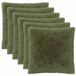 vidaXL Kussensloop Groen 60 x 60 cm - 6 stuks