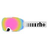 rh+ Olympo Skibril Matt White/Lens Revo Pink/El White-Black One Size