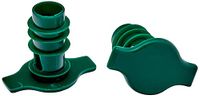 IBILI - Set van 2 ciderpluggen, roestvrij staal, groen/zwart, 1 stuk, geassorteerd model