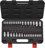 VEVOR Torx Boordoppenset, 34-Delig T6-T70 S2 Gelegeerd Staal