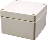 Hammond Electronics 1554SGY Universele behuizing – 160 x 160 x 90 mm – ABS – Grijs-wit (RAL 7035)
