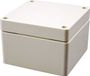 Hammond Electronics 1554SGY Universele behuizing – 160 x 160 x 90 mm – ABS – Grijs-wit (RAL 7035)