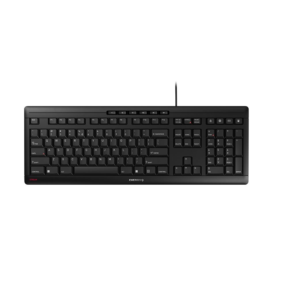 CHERRY STREAM - USB - QWERTY - US English - Black