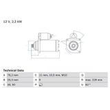 BOSCH 0 986 024 050 Starter