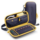 Spigen Nano Pop Pro draagtas compatibel met Nintendo Switch 2 2025 harde draagtas met opbergruimte voor speelkaarten en accessoires - Korenbloem marineblauw