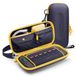 Spigen Nano Pop Pro draagtas compatibel met Nintendo Switch 2 2025 harde draagtas met opbergruimte voor speelkaarten en accessoires - Korenbloem marineblauw