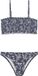 Protest Prtzoey Jr Bandeau bikini set Meisjes Gesmokt Verstelbare bandjes Deep Seablue Gebloemd