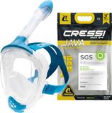 CRESSI Java Volgelaatsmasker, helder/blauw, S/M