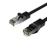 Flexline RJ45 Patchkabel, Cat. 7 S/FTP, PUR, Zwart, 10m