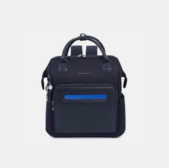 Hedgren Moka M Rugzak 14 inch met RFID-bescherming – Waterafstotend – Gerecycled materiaal – Peacoat Blue