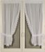 HomeMaison Paire de rideaux femme avec bordure macramé